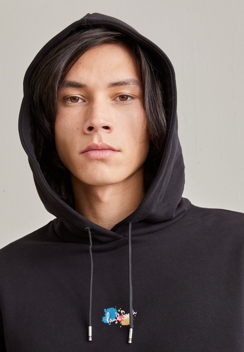 Paul Smith PAINT SPLATTER MOTIF HOODY - Sweatshirt - black - Zalando.co.uk