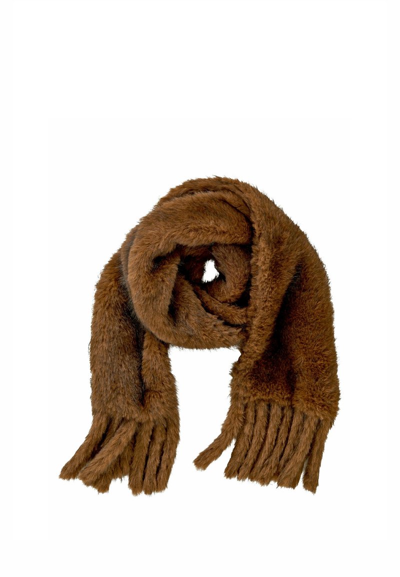 Cartoon CARTOON UNIFARBEN WINTERSCHAL - Scarf - brown melange/brown ...