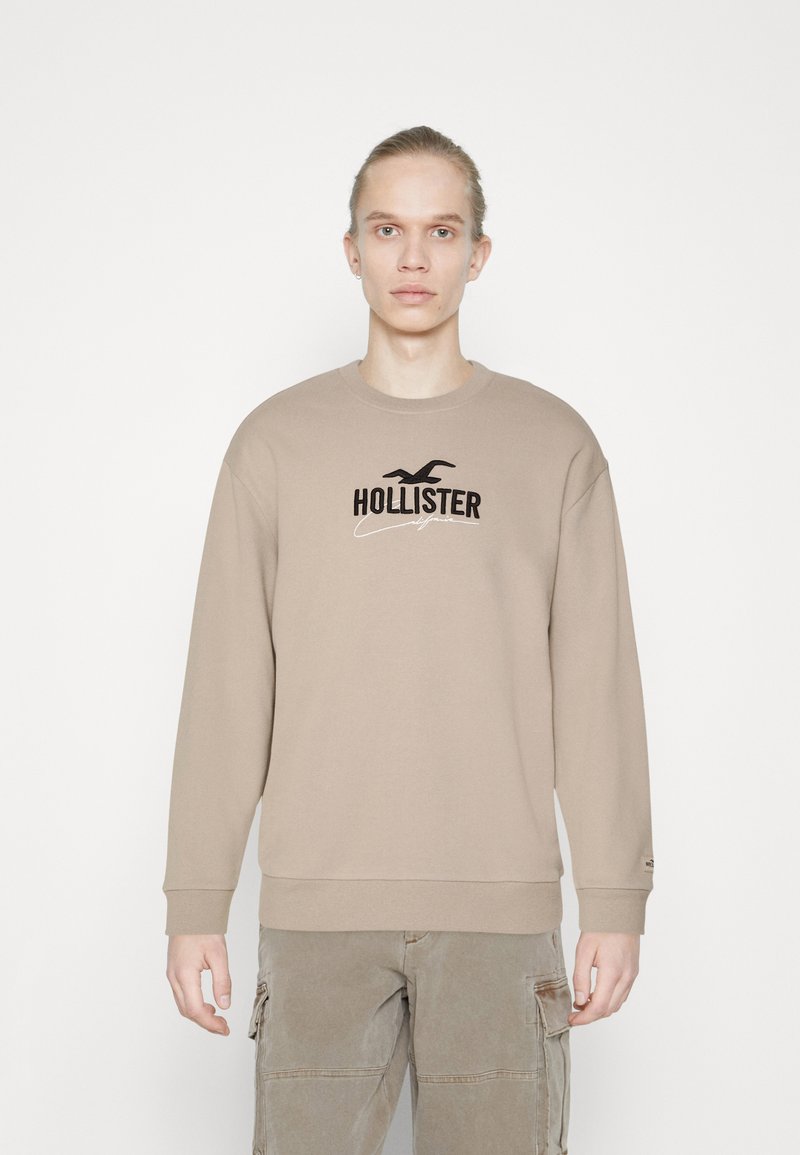 Hollister Co. LOGO CREWS Sudadera tan/beige Zalando.es