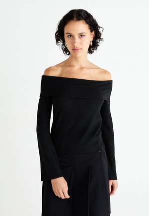 NMCITY OFF SHOULDER - Pikkade varrukatega topp - black