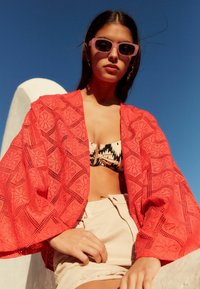 Next CROCHET  REGULAR FIT - Kardigán - coral pink