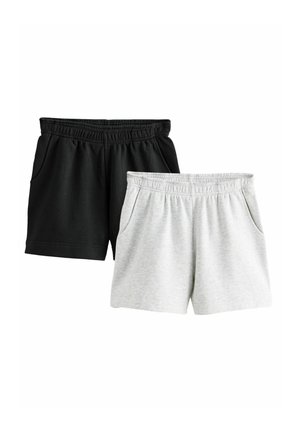 Next REGULAR FIT - SUPERSOFT PEACHED ESSENTIALS 2 PACK  - Tracksuit bottoms - grey