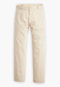 555™ RELAXED STRAIGHT UTILITY - Workwear Jeans - ecru goods