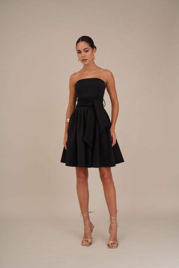JENIN WRAP SKATER DRESS - Cocktail dress / Party dress