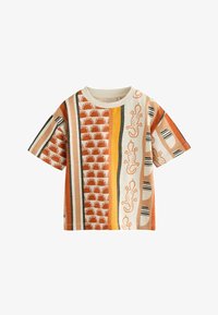 Non sélectionné, ochre orange ikat