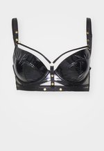 Soutien-gorge Plongeant Ann Summers Suki Noir Avec Coquillage - Taille 32DD, Neuf Avec étiquettes