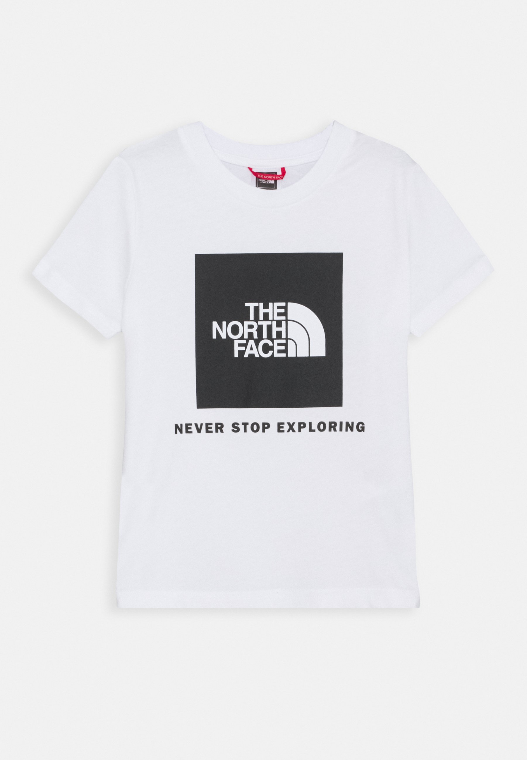 The North Face Box Tee Unisex Print T Shirt White Black White Zalando Co Uk The North Face Box Tee Unisex Print T Shirt White Black White Zalando Co Uk