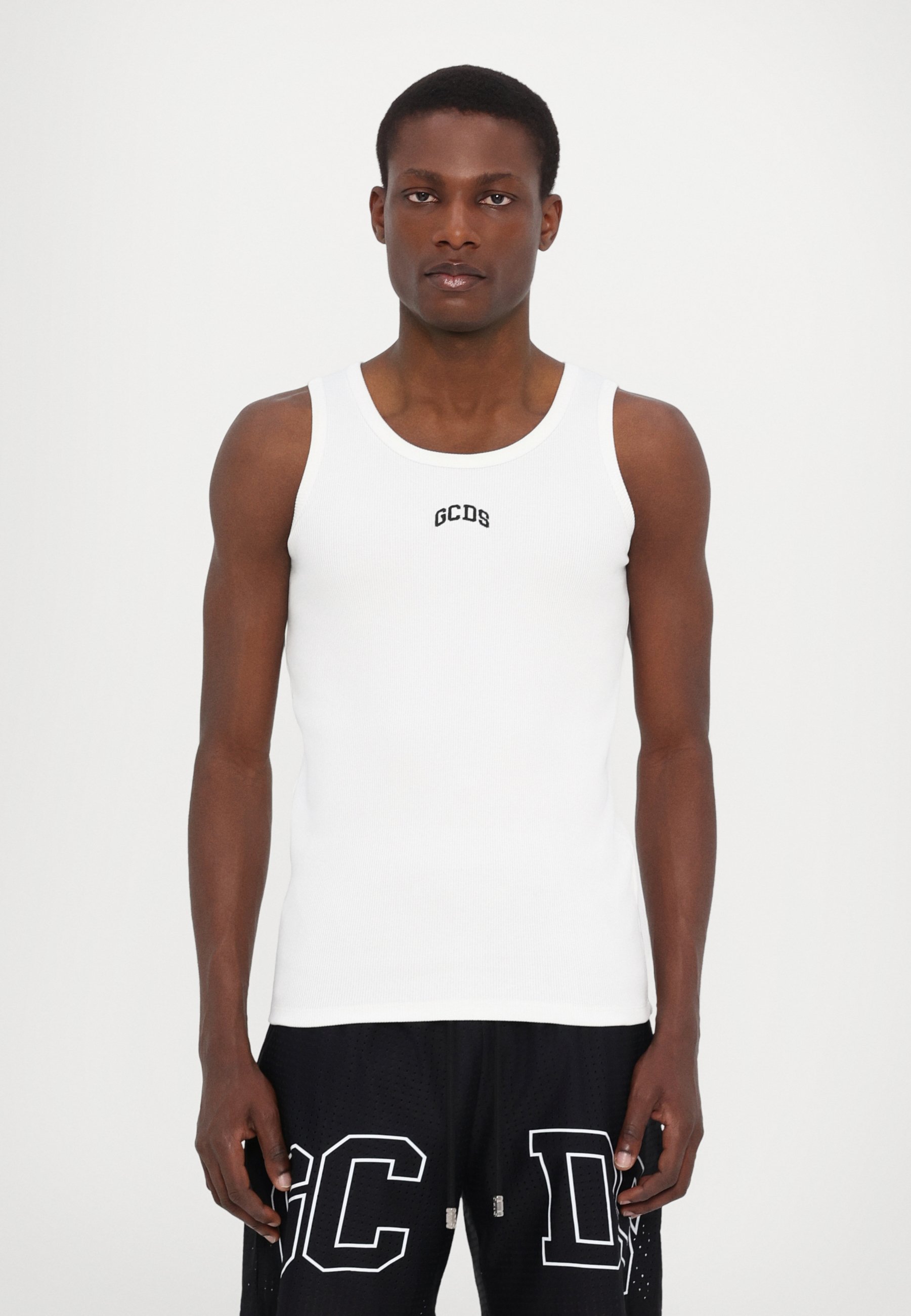GCDS LOUNGE LOGO TANK - Top - bright white/white - Zalando.co.uk