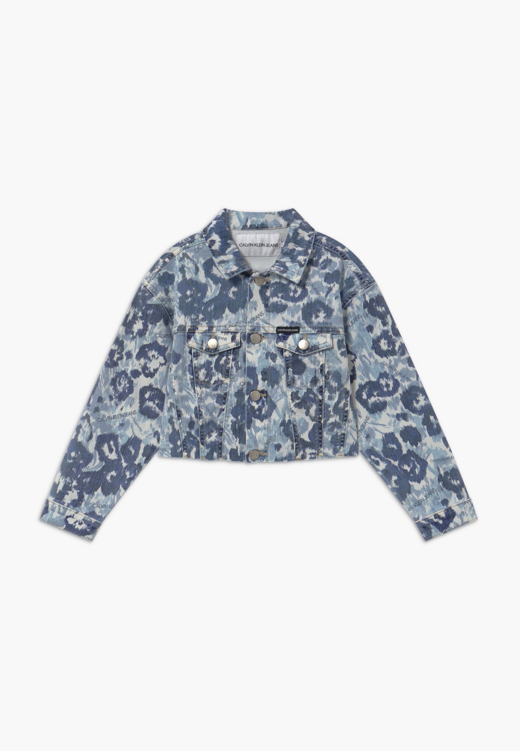 jeans jacket with flowers