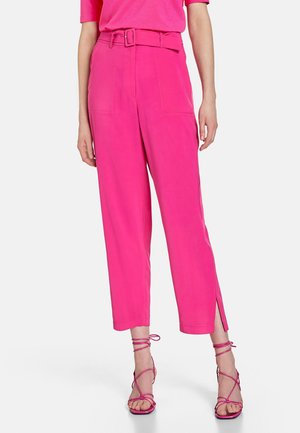 MIT STOFF PEG LEG - Trousers - vibrant magnolia