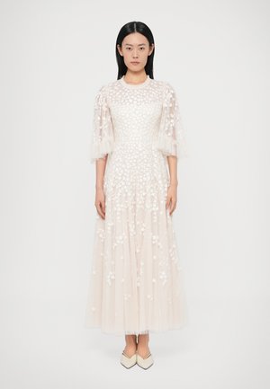 SCATTER BLOSSOM ROUND NECK GOWN - Îmbrăcăminte de ocazie - cream