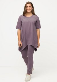 Ulla Popken T-shirts print - mauve