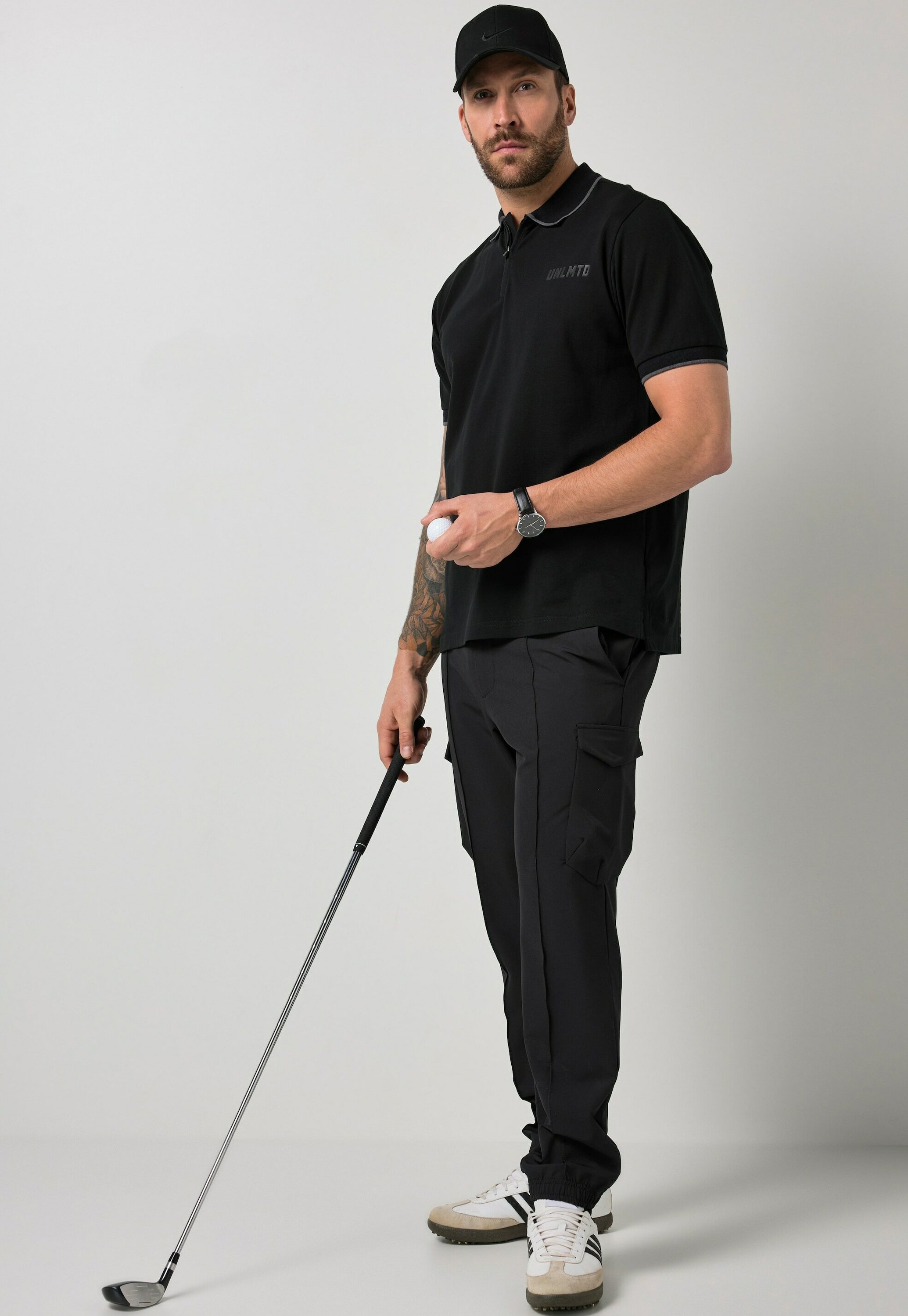 JP1880 FLEXNAMIC GOLF SHORT SLEEVE ZIP UP TO 7 XL - Poloshirt