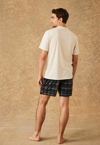 Next MOTIONFLEX COSY SET - Conjunto de pijama - cream/navy blue check