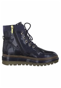 Tamaris Stivaletti con plateau - blue