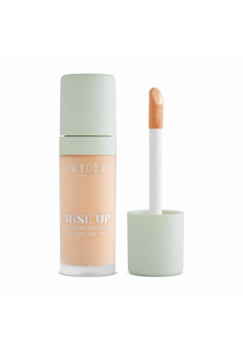 WYCON Cosmetics RISE UP FOUNDATION + CONCEALER FONDOTINTA MULTIFUNZIONE DAL FINISH LUMINOSO E UNIFORMANTE - Fondotinta - medium beige