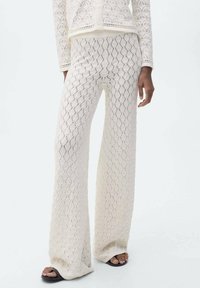 Mango - Stoffhose - off-white Thumbnail-Bild 1