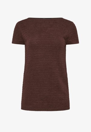 Long Tall Sally, DAY TOPS - T-SHIRT/TOP - T-shirt basic - chocolate