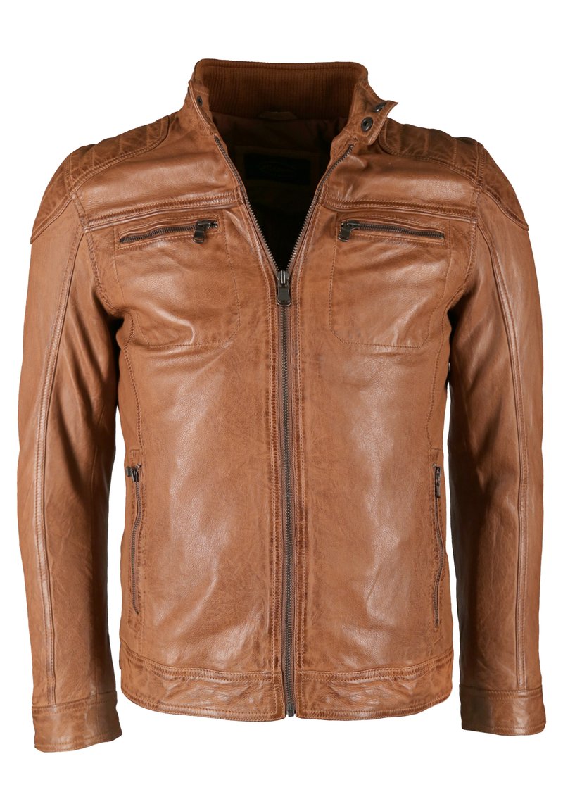 JCC - Lederjacke - cognac, Vergrößern