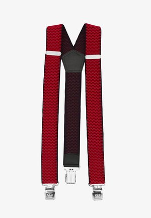 Fabio Farini VERSCHIEDENE BREITER Y FORM FÜR VERSTELLBARE LÄNGE - Belt - rot