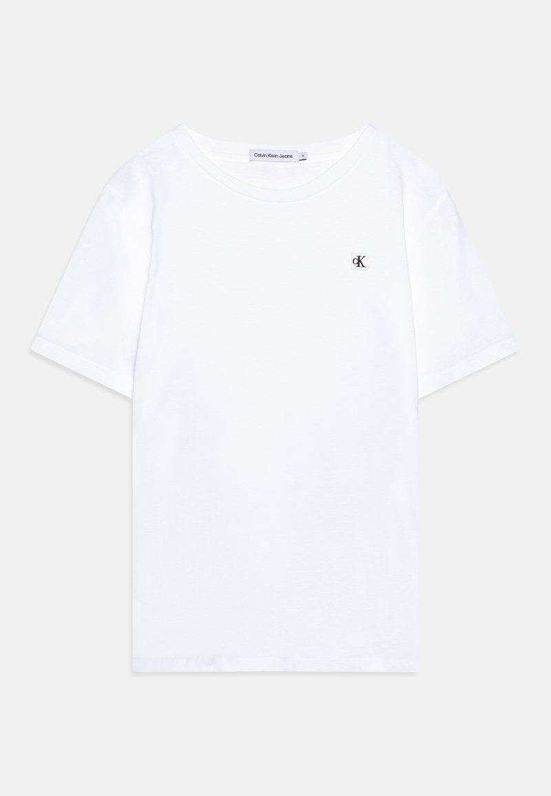 Calvin Klein Jeans - MONO MINI BADGE UNISEX - T-shirt - bas - bright white, Förstora