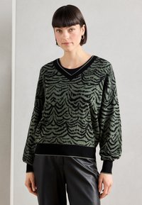 Scotch & Soda V NECK - Striktrøje - thyme