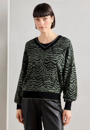 Scotch & Soda V NECK - Džemperis - thyme