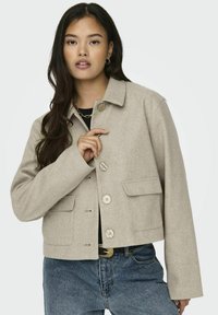 JDY JDYCALLIE SHORT JACKET - Ľahká bunda - incense