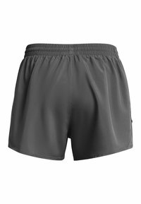 Moške športne kratke hlače so narejene iz lahkotnega sivega materiala, imajo elastičen pas in preprost, eleganten dizajn brez žepov.