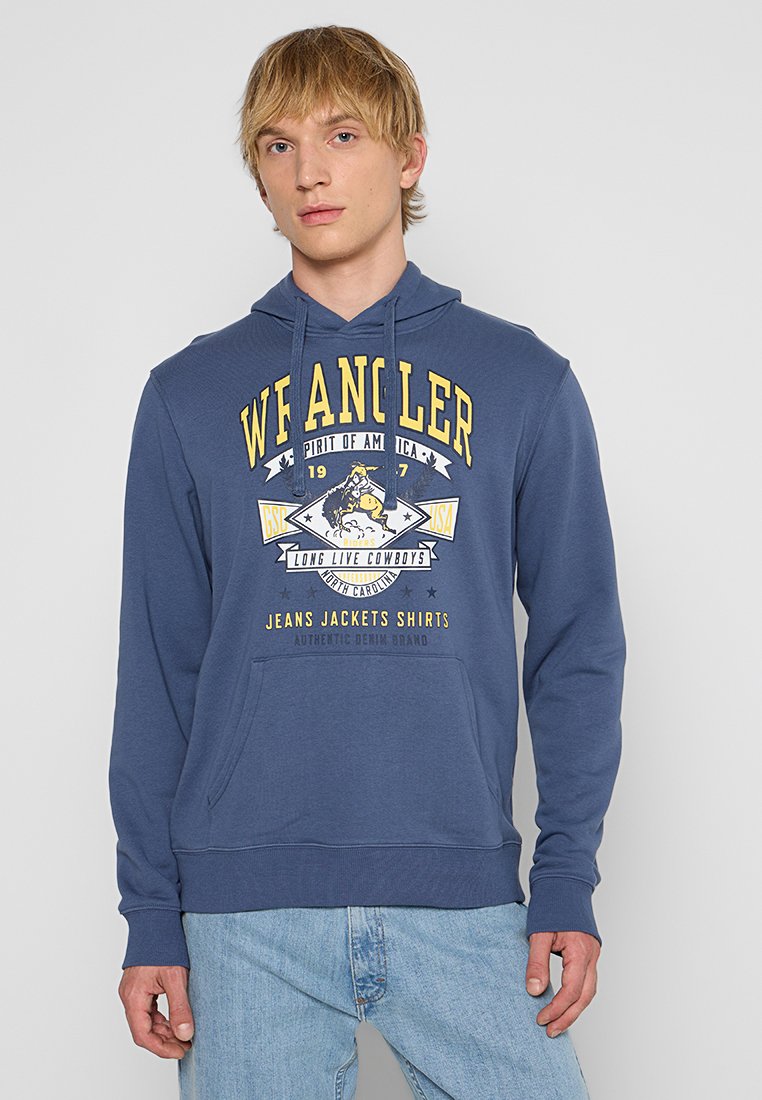 Wrangler Hoodie donkerbruin Wrangler Hoodie donkerbruin