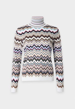 Missoni, TURTLE NECK - Jumper - multi-coloured blue/fucsia/neutral