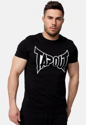 NORMALE PASSFORM LIFESTYLE - Print T-shirt - black white