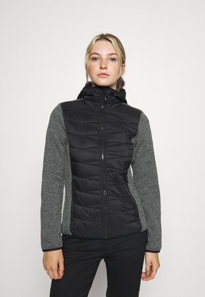 WOMAN JACKET FIX HOOD - Outdoor jakke - nero
