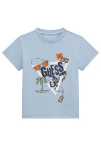 Guess - FRONTLOGO - T-shirt imprimé - himmelblau Image miniature 1