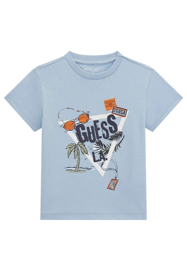 FRONTLOGO - T-Shirt print - himmelblau