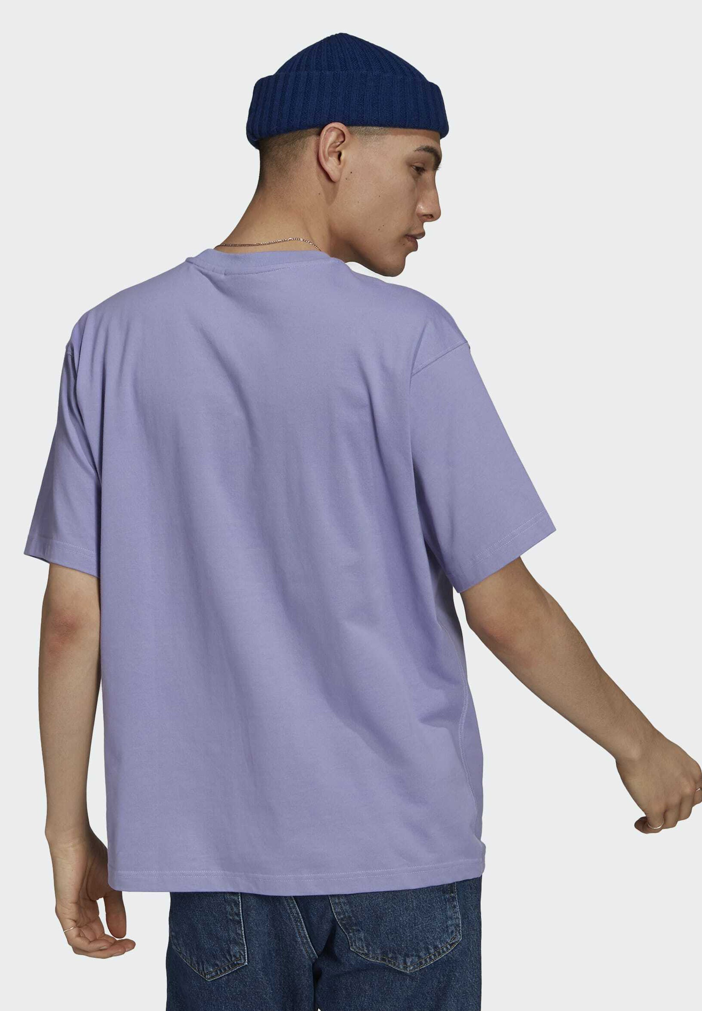 adidas Originals PREMIUM TEE UNISEX - T-Shirt basic - light purple/lila -  Zalando.de