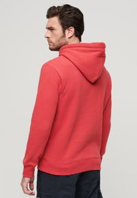 Superdry & Co ESSENTIAL LOGO  - Jersey con capucha - cranberry crush red