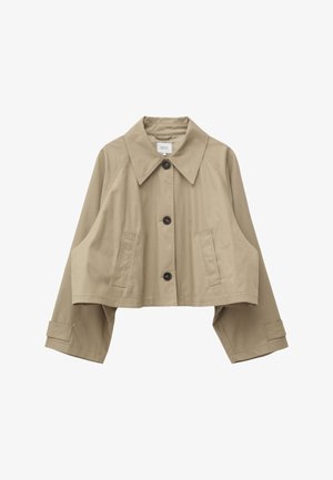 & OTHER STORIES, & OTHER STORIES CROPPED JACKET - Lichte jas - beige