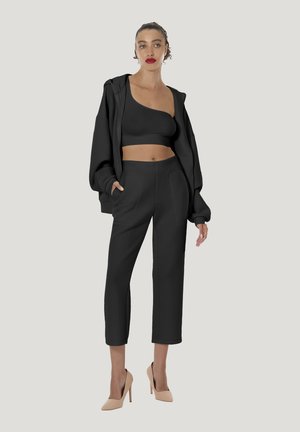 URBAN TOUCH - Stoffhose - black