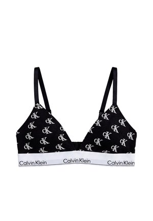Calvin Klein, LIGHTLY LINED TRIANGLE - Soutien-gorge triangle - collegiate logo small black