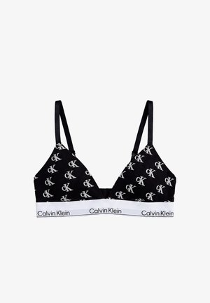 Calvin Klein, LIGHTLY LINED TRIANGLE - Soutien-gorge triangle - collegiate logo small black