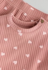 Next 2 PIECE WIDE LEG SET - REGULAR FIT - Långärmad tröja - pink heart print