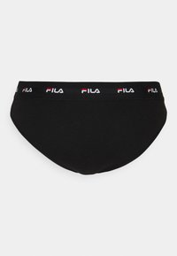 Fila WOMAN BRIEF 3Pack - Cuecas - black/black/white