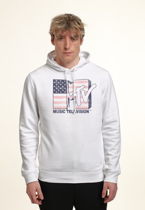 MTV FLAG LOGO - Hoodie - white