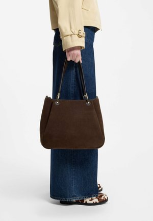 HUGO, HUGO ORIN 2.0S_SMALL TOTE - Bolso de mano - dark brown nine