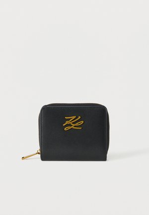 KARL LAGERFELD, AUTOGRAPH BIFOLD - Πορτοφόλι - black/gold-coloured
