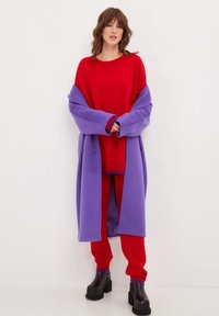 Cesare Gaspari OVERSIZED JOGGER SET  - Tréningruha alsók - red