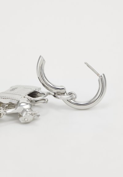 MARC JACOBS CATS OUT OF THE BAG EARRINGS - Oorbellen - silver-coloured