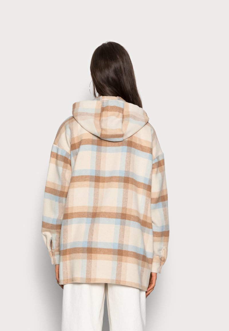 Damen Parkas | Noisy May NMFLANNY HOOD LONG SHACKET Kurzmantel beige - XL80417 Damen Parkas | Noisy May NMFLANNY HOOD LONG SHACKET Kurzmantel beige - XL80417