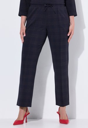 GLITTER CHECK PUNTO DI ROMA  - Pantaloni - marine